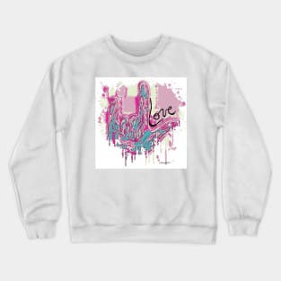 It's all about the LOVE Crewneck Sweatshirt